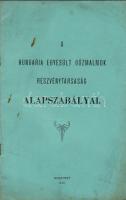 1910 A Hungária Egyesült Gőzmalmok Rt. alapszabályai; Lőw Ede nyomdája