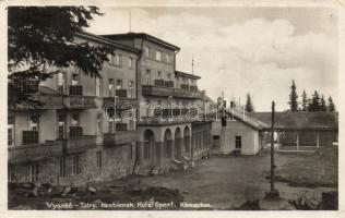 Tátra, Tarajka; Hotel Sport, (non pc) (tűnyom / pinhole)