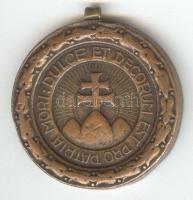 DN. "Középfokú Iskolák Sportköreinek Versenydíja" Br díjérem mellszalag nélkül T:2