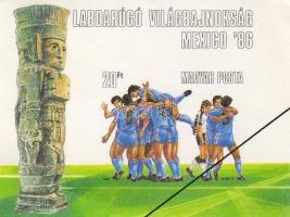 1986 Labdarúgó VB VÁGOTT MINTA!! blokk