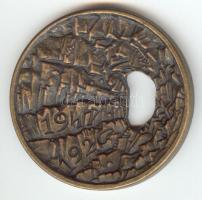 1992. "1956-os forradalom" Br emlékérem (42mm) T:1-