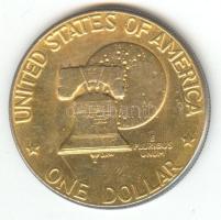 Amerikai Egyesült Államok 1976. 1$ "Bicentennial" aranyozott T:2- USA 1976. 1 Dollar "Bicentennial" gold plated C:VF