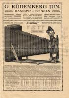 1910 Rüdenburg német fényképezőgép prospektus