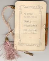 1903 Újpesti Ev. Ref. táncmulatság táncrendje