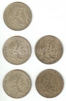 1947. 5Ft Ag "Kossuth" (5x) T:3