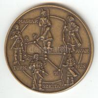 DN. "Magyarok eredete - Rovásírás" Br emlékérem (42mm) T:1