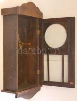 Régi fali ingaóra doboza üveg betéttel 53x24cm