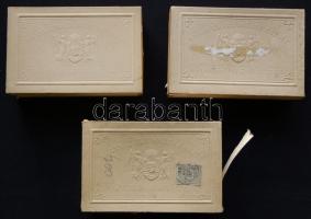 3db "Magyar Királyi Dohány Jövedék" pipadohány tartó doboz