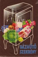 1940 Gázhűtőszekrény kisplakát