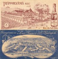 1920 2db Budafok Pezsgőgyár számolócédula