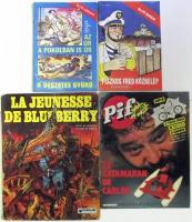 Nagy vegyes papírrégiség tétel: térkép, képeskönyv, kártyanaptár, menetrend, fotók, árverési katalóg...