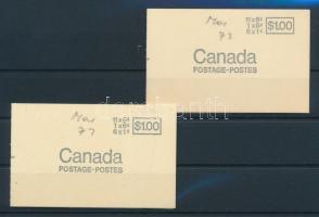 Definitive 2 stamp-booklets, Forgalmi 2 bélyegfüzet, Freimarken 2 Markenheftchen