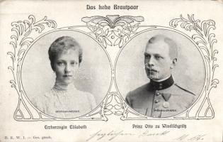 Archduchess Elisabeth Marie and Prince Otto Weriand of Windisch-Gratz