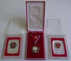 ~1980. Kiváló Munkáért Érdemrend arany fokozata MÉM dolgozónak dísztokban + 2db Szocialista Brigád k...