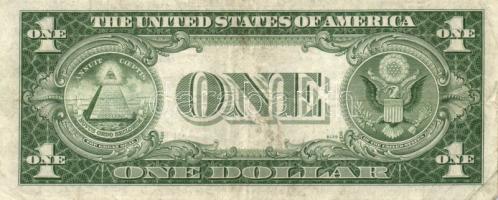 Amerikai Egyesült Államok 1935E 1$ felfelé csúszott előlapi nyomat T:III
USA 1935E 1 Dollar front pr...