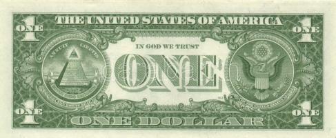 Amerikai Egyesült Államok 1957.1$ (2x) egyugrású sorszámmal T:I
USA 1957. 1 Dollar (2x) almost seque...