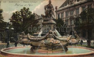 Marseille Place Estrangin, fountain (EK)