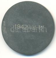 1935. "Bethlen Gábor-Polgári Lövészegyesület" fém plakett (41mm) T:2