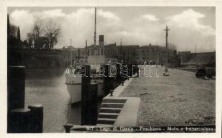 Peschiera del Garda, molo, steamship (EK)