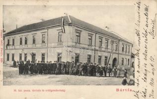 Bártfa post, telegraph office, forest stewardship, Divald (small tear)