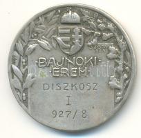 Sződy Szilárd (1878-1939) ~1927/28. "Magyar Főiskolai Sportszövetség Bajnoki Érem / Diszkosz I&...
