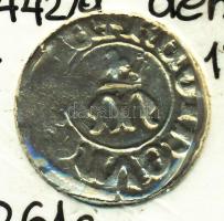 1382-1387(1395) (1383.) Denár Ag "Mária" (0,61g) T:2- Huszár 566.,Unger I.: 442.a.