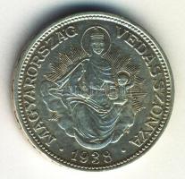 1938. 2P Ag "Mosolygós Madonna" T:2