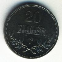 1918. 20f Fe Artex-utánveret rozettával T:P Csak 2000db! Adamo K4.1