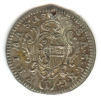 Osztrák Államok/Salzburg 1754. 1Kr Bi "III. Zsigmond" T:2-(ly.) Austrian States/Salzburg 1754. 1 Kreuzer Bi "Sigmund III" C:VF(pierced)