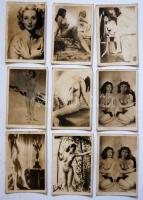 cca 1940 9 db erotikus fotó /  cca 1940 Vintage erotic photo 5x7 cm