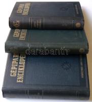 Gépipari enciklopédia 5.,6.,7. kötet. Gépek gyártástechnológiája. Bp., 1955 Nehézipari Könyvkiadó. e...
