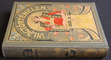 Tolnai Világtörténelem I.-X. kötet komplett sorozat. Jó állapotban néhol kissé kopott aranyozású ger...