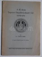 Csatkai Imre: A 40 éves Soproni Képzőművészeti Kör története. Sopron Székely és Tsa. 24p.