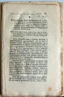 Szentpétery József: Észrevételek egy Pesti mesterember a czéhek eltörlését javalló vélekedések közül in Tudományos Gyűjtemény 1832. XVI. 7. sz. újságtöredék a komplett cikkel / Fragment of the magazine with the complete article 60p.