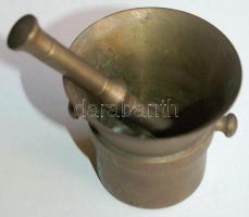 Kis réz mozsár törővel / Brass mortar 6cm