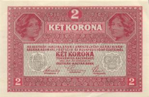 1913-20. 20f + 50f + 2K vízszintes D.Ö.felülnyomással + 10K + 20K vízszintes D.Ö. felülnyomással T:I...