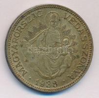 1938. 2P Ag "Madonna" T:2 patina