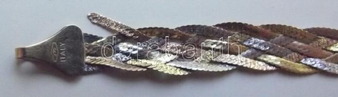 9K olasz arany karkötő sérült állapotban, jelzéssel (2.85g)
9Kt italian gold bracelet with hallmark,...