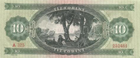 1962. 10Ft (2x) egymás utáni sorszámmal T:I