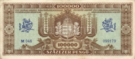 1945-46. 500P, 100.000P, 1.000.000P, 10.000.000P, 10.000MP, 10.000BP, 100.000BP, 1.000.000BP T:I-,II...