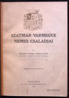 Gorzó Bertalan, Bilkei. Szatmár vármegye nemes családjai. Nagykároly, 1910. Gál Samu. 140 p. Későbbi...