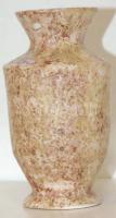 Gorka Iparművészeti Vállalat: Kerámia váza, jelzett, apró hibával/ Gorka ceramic vase 15cm