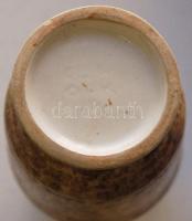 Gorka Iparművészeti Vállalat: Kerámia váza, jelzett, apró hibával/
Gorka ceramic vase 15cm