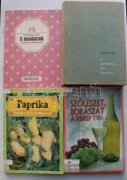4db növénytermesztéssel kapcsolatos könyv: Szőlészet, borászat a kiskertben, A gyümölcsfák ápolása, A madarak a biokertész növényvédői, Paprika