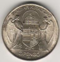 1939. "Horthy" ezüst 5P T:2+