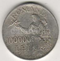 Románia 1946.500L ezüst T:3+