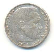 Német 3. Birodalom 1938A 2M Ag "Hindenburg" T:2-
German Third Reich 1938A 2 Marks Ag &quot...