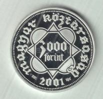 2001. 3000Ft Ag "Ezeréves a magyar pénzverés" T:PP Csak 5000db!