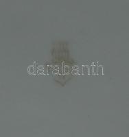 cca 1930 Virágmintás, pajzspecsétes Zsolnay étkészlet mély és lapos tányér 6-6 darab. süteményes tán...