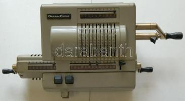 Original-Odhner márkájú antik mechanikus számológép / Odhner vintage calculator